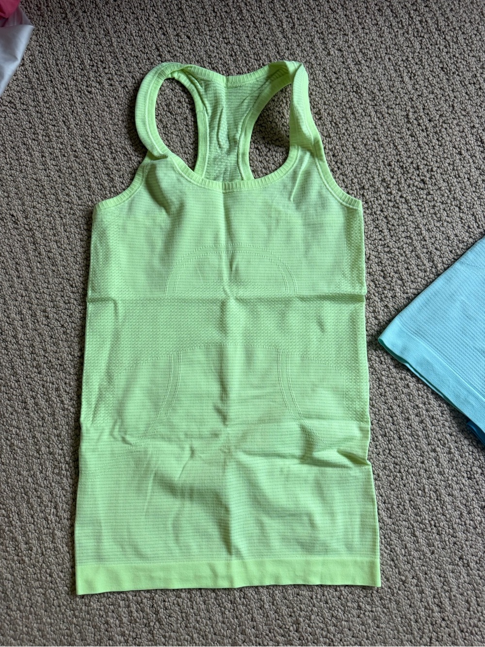 lululemon athletica Tank Top Lot - Pink, Black, Lime, Light Blue, Aqua, White - Picture 4 of 9
